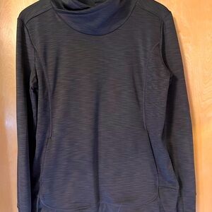 ATHLETA Women’s Stowe Pullover Sweatshirt Charcoal Size S